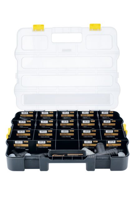 CONJUNTO DE CONECTORES DE MANGUEIRA COM 38 PEÇAS