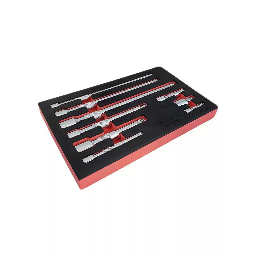 Conjunto Extensoes 1/4''+3/8''+1/2'' - 9 Pcs - Image 2