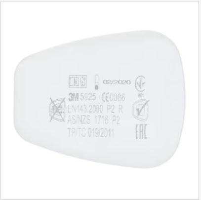 FILTRO DE PARTICULAS 3M P2R 5925