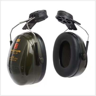 PROTETORES AURICULARES 3M™ PELTOR™ OPTIME™ II, 30 DB, VERDE, MONTAGEM EM CAPACETE, H520P3E-410-GQ