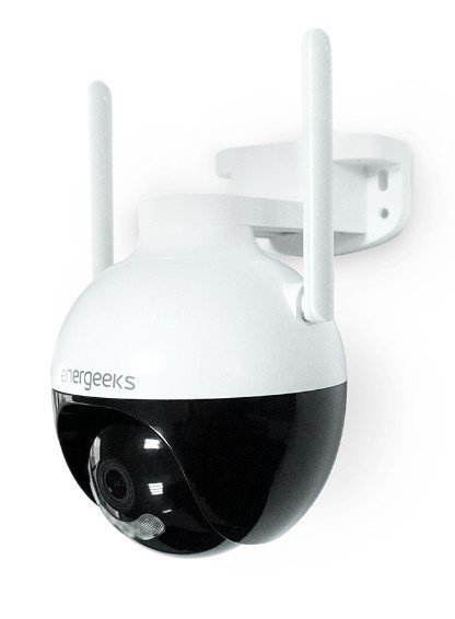 ENERGEEKS - Câmara Wi-Fi motorizada exterior 4MP Defender III
Detecção de movimento com filtro de humanos
Detecção de som
Rastreamento automático horizontal
Sirene e luzes LED incluídas
ONVIF