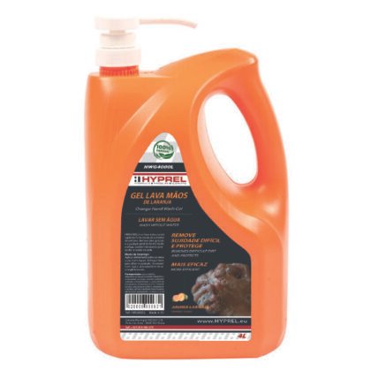 GEL LAVA MAOS LARANJA 4L
