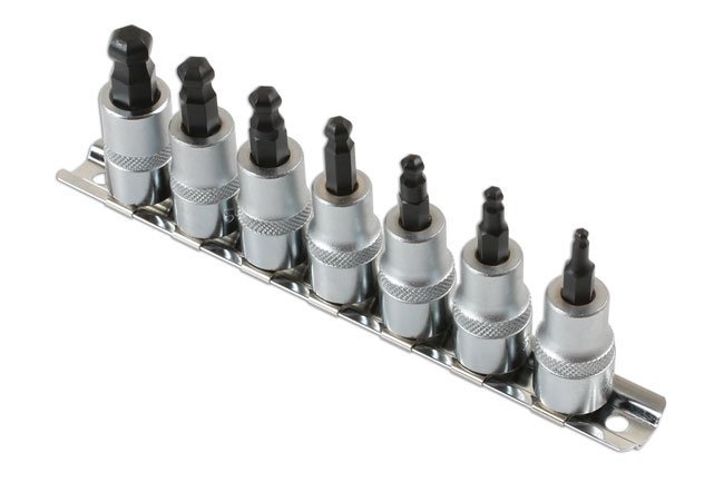 CONJUNTO HEXAGONAL NA EXTREMIDADE ESFÉRICA AJUSTADA 3/8"D 7PC - Image 4