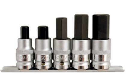 CONJUNTO HEXAGONAL AJUSTADA 1/2"D 5PC