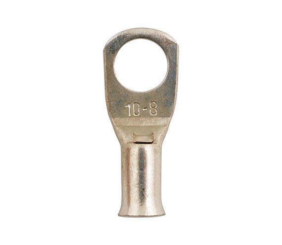 TERMINAIS DE TUBO DE COBRE 10MM² X 8,0MM, PACOTE COM 20 UNIDADES