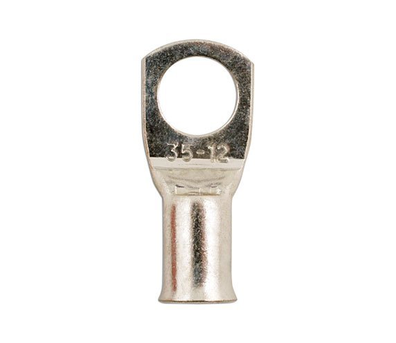 TERMINAIS DE TUBO DE COBRE 35 MM² X 12,0 MM, PACOTE COM 10 UNIDADES