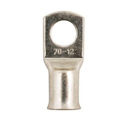 TERMINAIS DE TUBO DE COBRE 70MM² X 12,0MM, PACOTE COM 10 UNIDADES