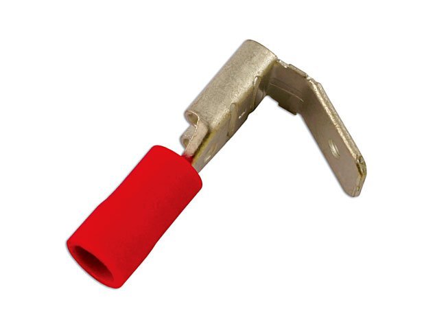 TERMINAL PIGGYBACK VERMELHO 6,3 MM, 100 UNIDADES - Image 2