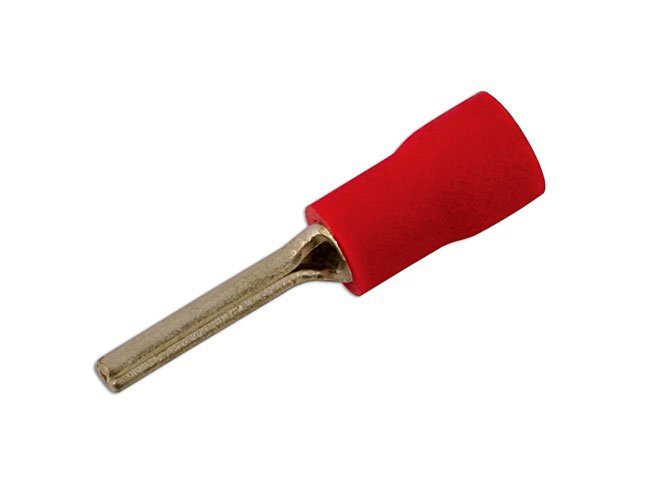TERMINAL DE PINO VERMELHO 12MM, 100 UNIDADES