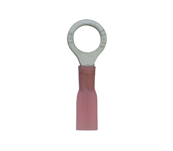 ANEL TERMORRETRÁTIL VERMELHO 8,0 MM, PACOTE COM 25 UNIDADES