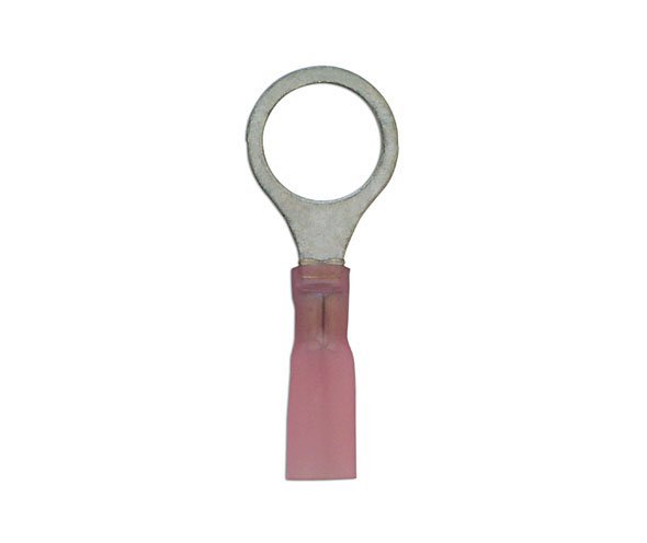 ANEL TERMORRETRÁTIL VERMELHO DE 10,0 MM, PACOTE COM 25 UNIDADES