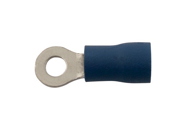 TERMINAL DE ANEL AZUL 3,2 MM, PACOTE COM 100 UNIDADES