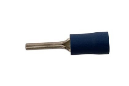 TERMINAL DE PINO AZUL 12MM, PACOTE COM 100 UNIDADES