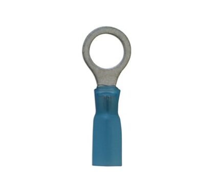 TERMINAL DE ANEL TERMORRETRÁTIL AZUL 8,4 MM, PACOTE COM 25 UNIDADES
