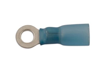 TERMINAL DE ANEL TERMORRETRÁTIL AZUL 4,0 MM, PACOTE COM 25 UNIDADES