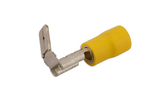 TERMINAL PIGGYBACK AMARELO 6,3 MM, 100 UNIDADES - Image 2