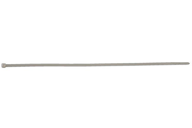ABRAÇADEIRA DE NYLON HELLERMANN NATURAL 390MM X 4,6MM T50L - PACOTE COM 100 UNIDADES