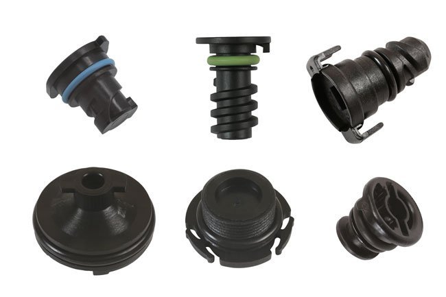 KIT COM 13 PEÇAS DE TAMPÕES DE PLÁSTICO SORTIDOS PARA CÁRTER. - Image 2