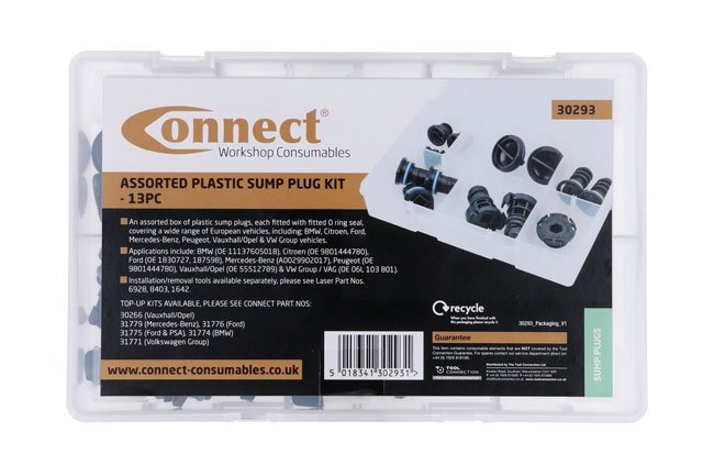 KIT COM 13 PEÇAS DE TAMPÕES DE PLÁSTICO SORTIDOS PARA CÁRTER. - Image 7