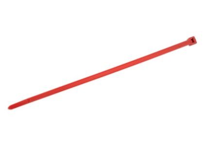 ABRAÇADEIRA DE NYLON VERMELHA HELLERMANN 200 MM X 4,6 MM, PACOTE COM 100 UNIDADES