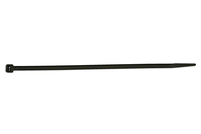 ABRAÇADEIRA DE NYLON PRETA 200 MM X 4,8 MM, PACOTE COM 100 UNIDADES