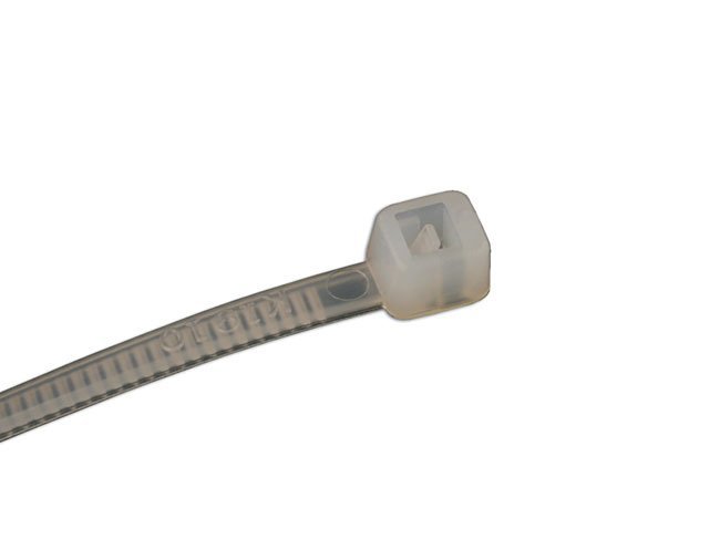 ABRAÇADEIRA DE NYLON NATURAL 100 MM X 2,5 MM, PACOTE COM 100 UNIDADES - Image 2
