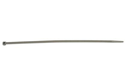 ABRAÇADEIRA DE NYLON PRATEADA 370 MM X 4,8 MM, PACOTE COM 100 UNIDADES
