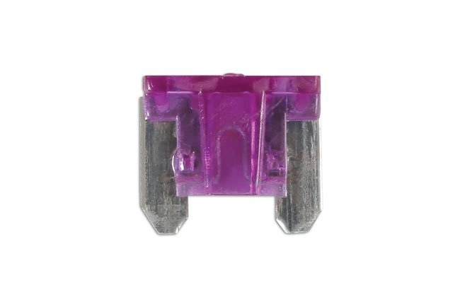FUSÍVEIS DE LÂMINA MINI DE BAIXO PERFIL 3A, VIOLETA, PACOTE COM 25 UNIDADES