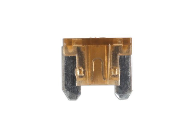 FUSÍVEIS DE LÂMINA MINI DE BAIXO PERFIL 7,5 A, CASTANHO, PACOTE COM 25 UNIDADES