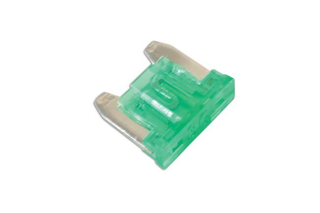 FUSÍVEIS DE LÂMINA MINI DE BAIXO PERFIL 30A, VERDES, PACOTE COM 25 UNIDADES - Image 2