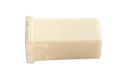 FUSÍVEIS TIPO CARTUCHO J, 25A, COR NATURAL, PACOTE COM 10 UNIDADES