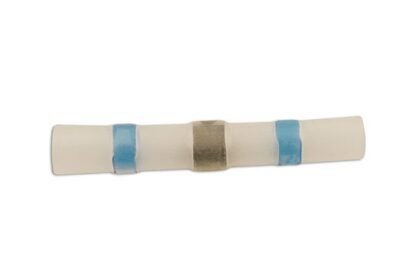 CONECTOR DE EMENDA TERMORRETRÁTIL AZUL PARA SOLDA, PACOTE COM 25 UNIDADES
