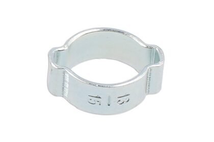 CLIP DUPLO PARA ORELHA "O" 9/16" (13-15 MM) 50 UNIDADES