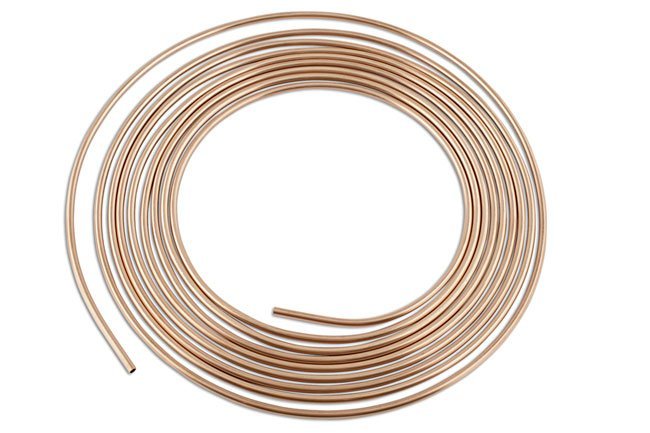 TUBO DE TRAVAO EM CUPRONÍQUEL 6MM X 7,5M (1 UNIDADE)