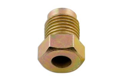 PORCAS DE TRAVAO MACHO CURTA 10 X 1 MM, PACOTE COM 50 UNIDADES