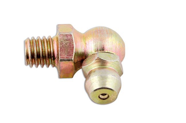 BICO DE MASSA ÂNGULO 90° M6 X 1MM, PACOTE COM 25 UNIDADES