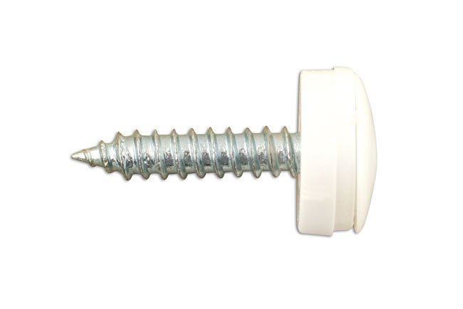 PARAFUSOS AUTO-ROSCANTES 8 X 3/4" COM CABEÇA BRANCA, PACOTE COM 100 UNIDADES