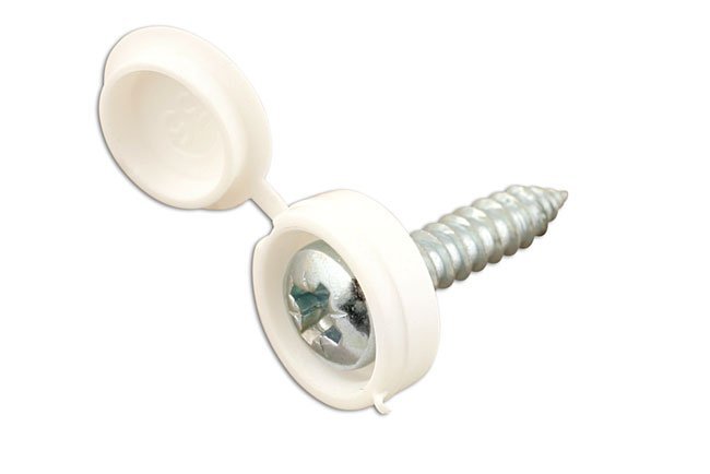 PARAFUSOS AUTO-ROSCANTES 8 X 3/4" COM CABEÇA BRANCA, PACOTE COM 100 UNIDADES - Image 2