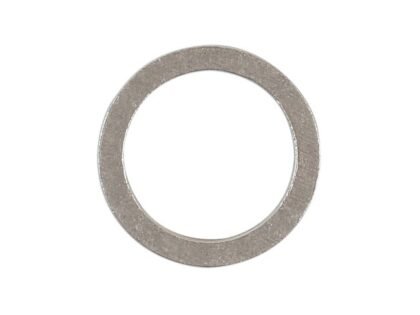 ANILHA PARA BUJÃO DE CÁRTER, ALUMÍNIO 12 X 15 X 1,5 MM, PACOTE COM 50 UNIDADES