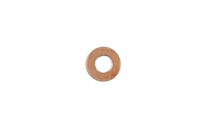 ANILHA DE COBRE PARA INJETOR COMMON RAIL, 15 X 7,5 X 2 MM, PACOTE COM 50 UNIDADES