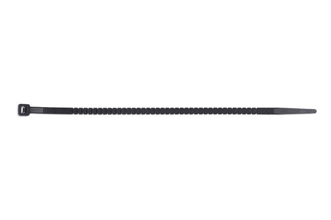 ABRAÇADEIRA DE NYLON PRETA COM SISTEMA DE TORÇÃO, 200 MM X 4,6 MM, PACOTE COM 50 UNIDADES