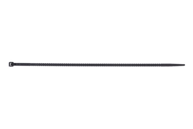 ABRAÇADEIRA DE NYLON PRETA COM SISTEMA DE TORÇÃO, 300 MM X 4,6 MM, PACOTE COM 50 UNIDADES
