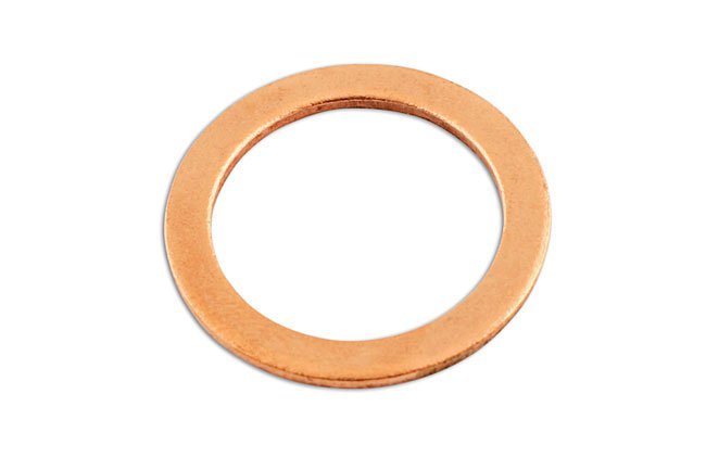 ANILHA DE VEDAÇÃO DE COBRE M18 X 24 X 1,5 MM (100 UNIDADES)