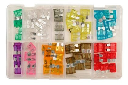 FUSÍVEIS DE LÂMINA PADRÃO SORTIDOS, 80 PEÇAS