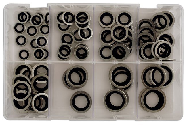 ANILHAS DE VEDAÇÃO MÉTRICAS SORTIDAS (DOWTY) 90 PEÇAS