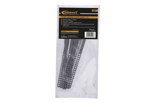ABRAÇADEIRAS UNIVERSAIS OETIKER PARA COIFAS DE JUNTAS HOMOCINÉTICAS DE 25 A 40 MM (10 UNIDADES) - Image 2