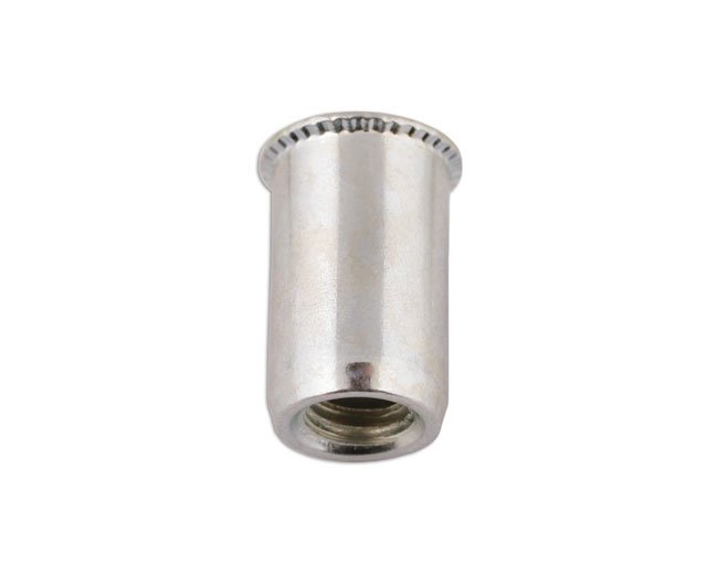 PORCAS ROSCADAS PARA CHAPAS FINAS, 10,0 MM, PACOTE COM 50 UNIDADES