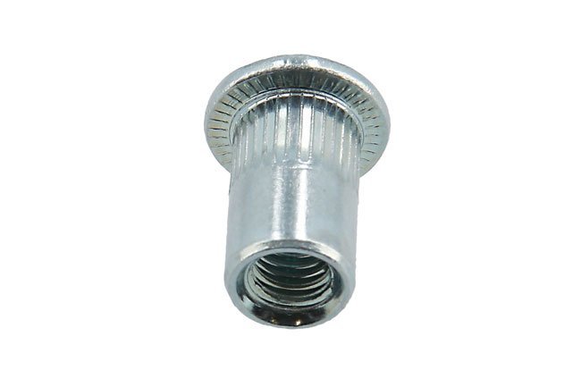 PORCAS ROSCADAS PARA CHAPAS FINAS, 6,0 MM, PACOTE COM 50 UNIDADES