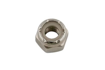PORCAS NYLOC UNF DE AÇO 1/4" 100 UNIDADES