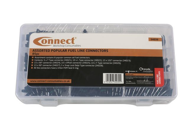 CONJUNTO DE 85 CONECTORES DE RETORNO DE COMBUSTÍVEL VARIADOS - Image 5